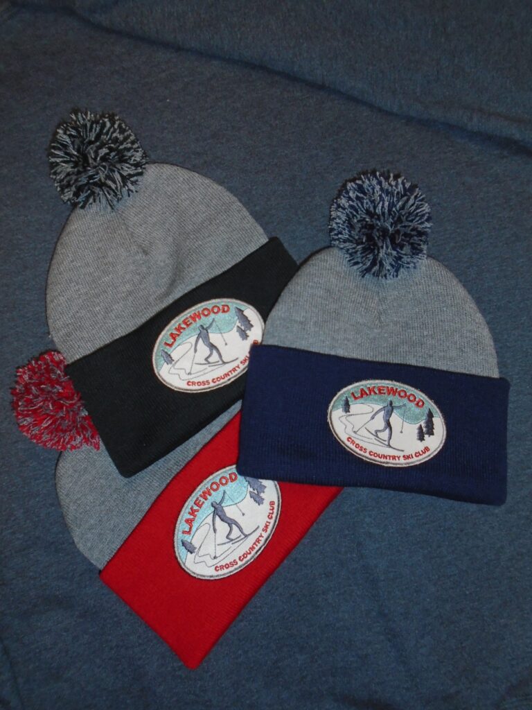 Lakewood XC Ski Club knit winter hat