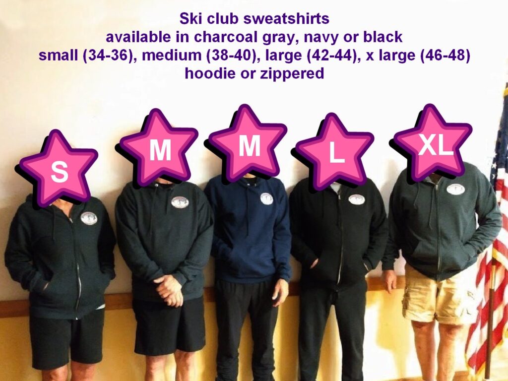Lakewood XC Ski Club hooded sweatshirts